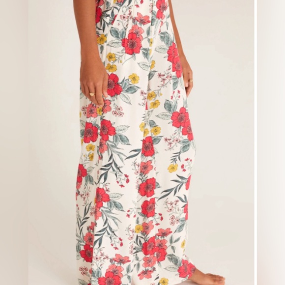 Z Supply Resort | Floral Boardwalk Wide Leg Pants | Small - Picture 2 of 6